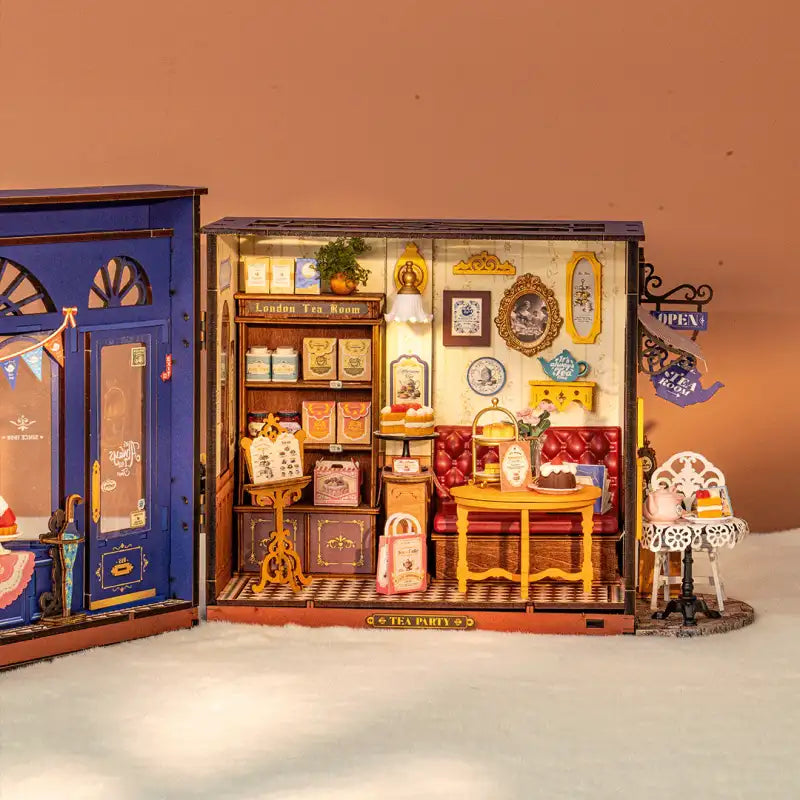 Miniature House Leisure Time Tea Room
