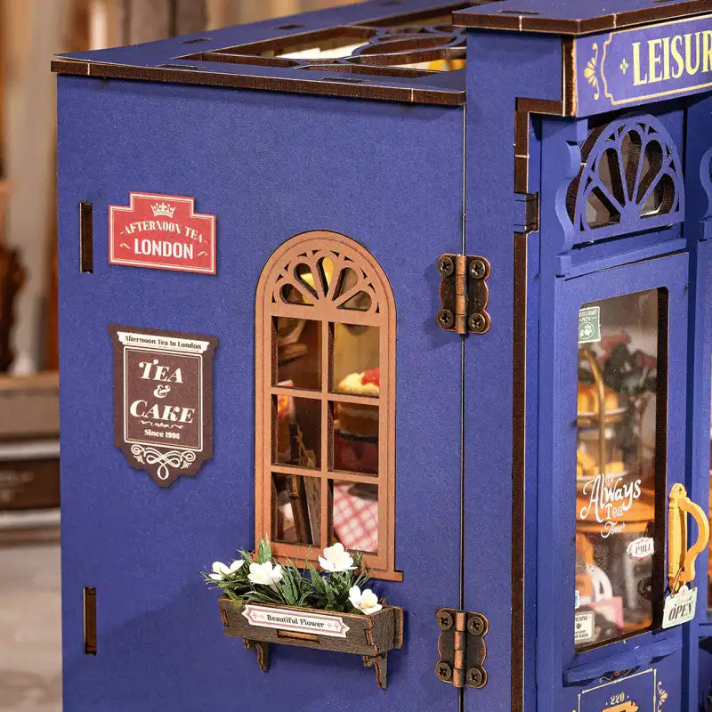 Miniature House Leisure Time Tea Room
