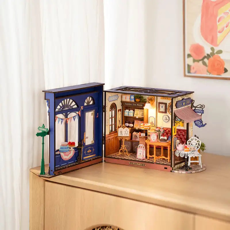 Miniature House Leisure Time Tea Room