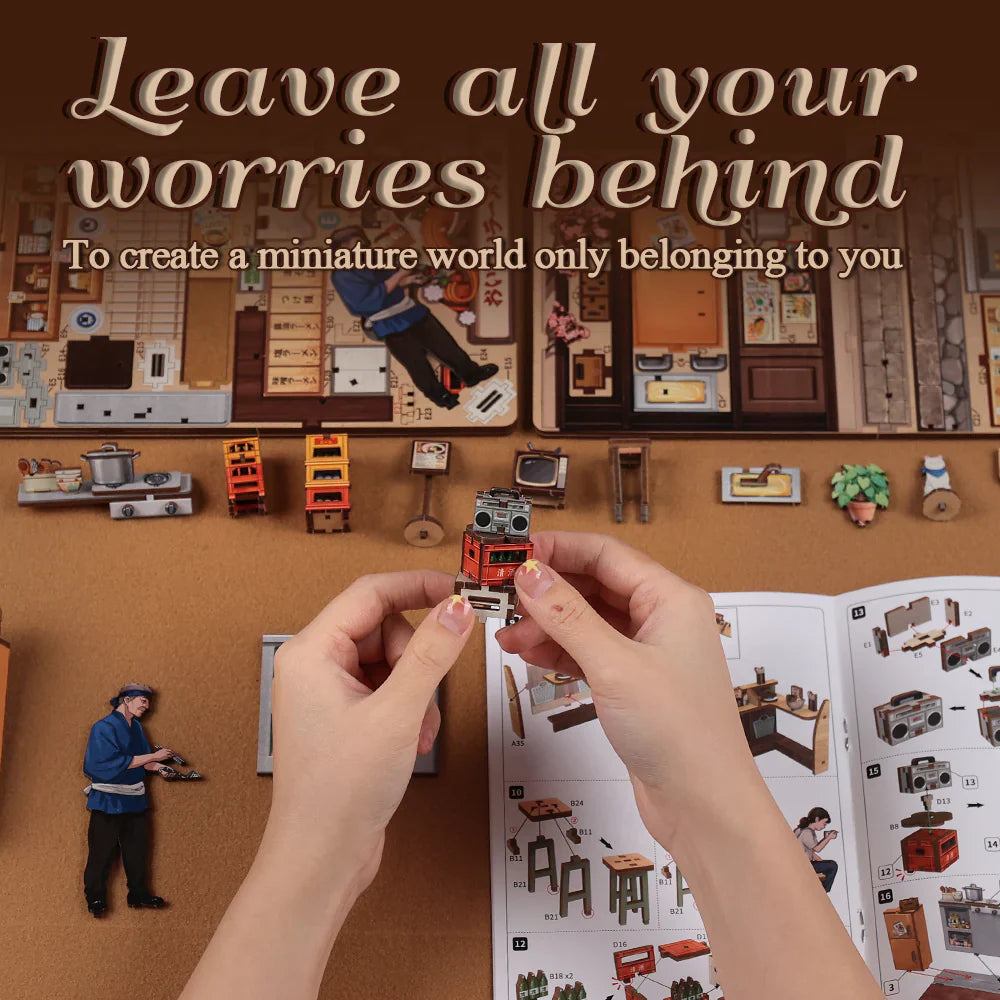 (sold out) Oishii Kyoto – DIY Miniature House Kit