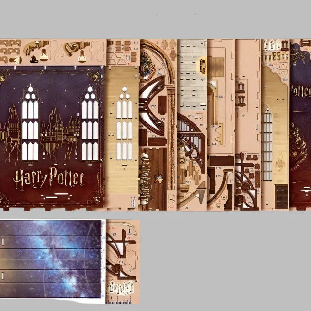 Hogwarts Auditorium – DIY Book Nook Shelf Insert