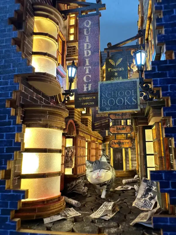 Book Nook Diagon Alley (3 Levels)
