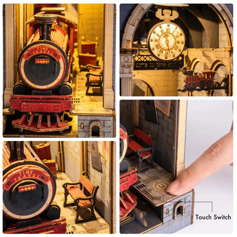 Book Nook The Time Machine (Inspired by the Jacobite Train)