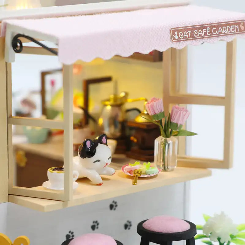 Miniature House Cat Café