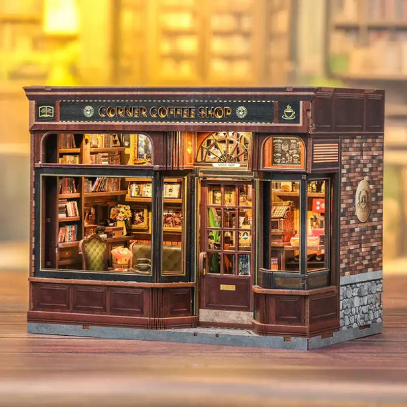 Miniature House Corner Coffee Shop