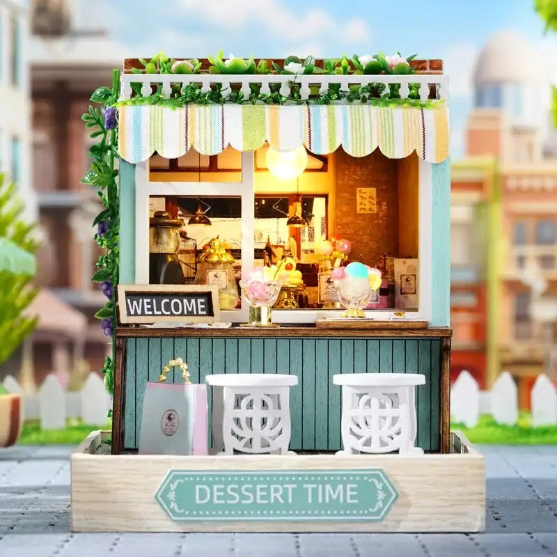 Miniature House Dessert Time