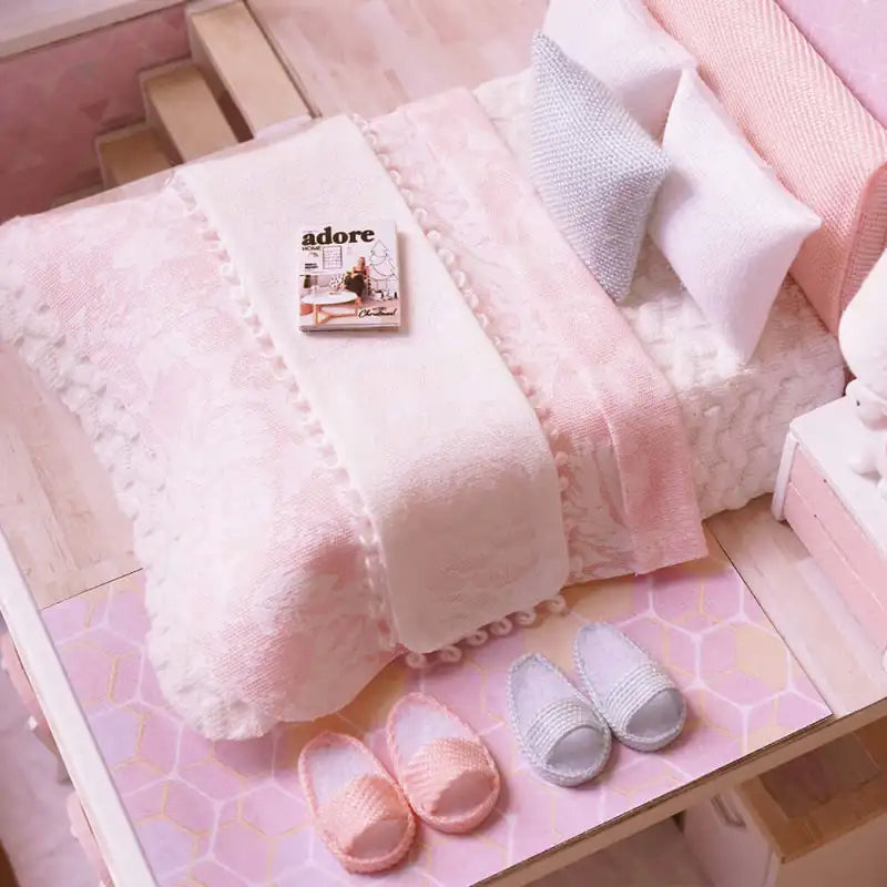 Miniature Wooden House Tranquil Life