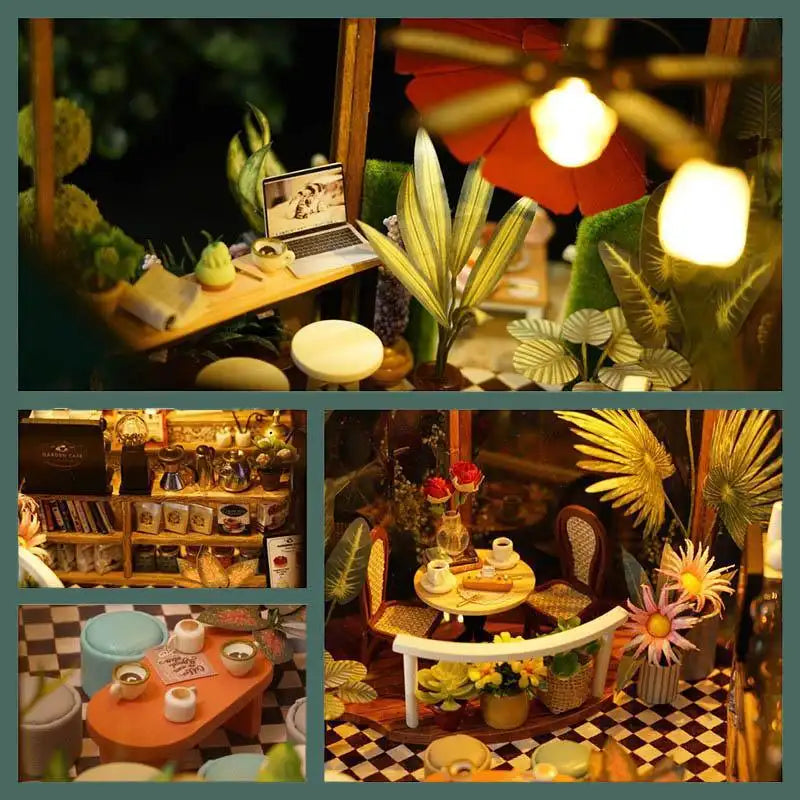Miniature Garden Café House