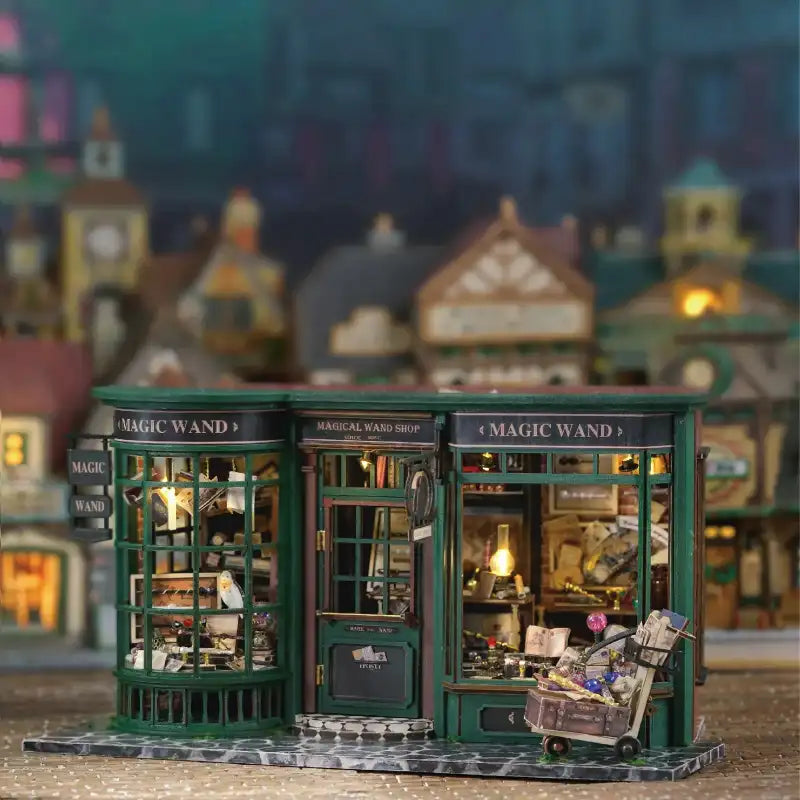 Miniature House Magic Wand Shop