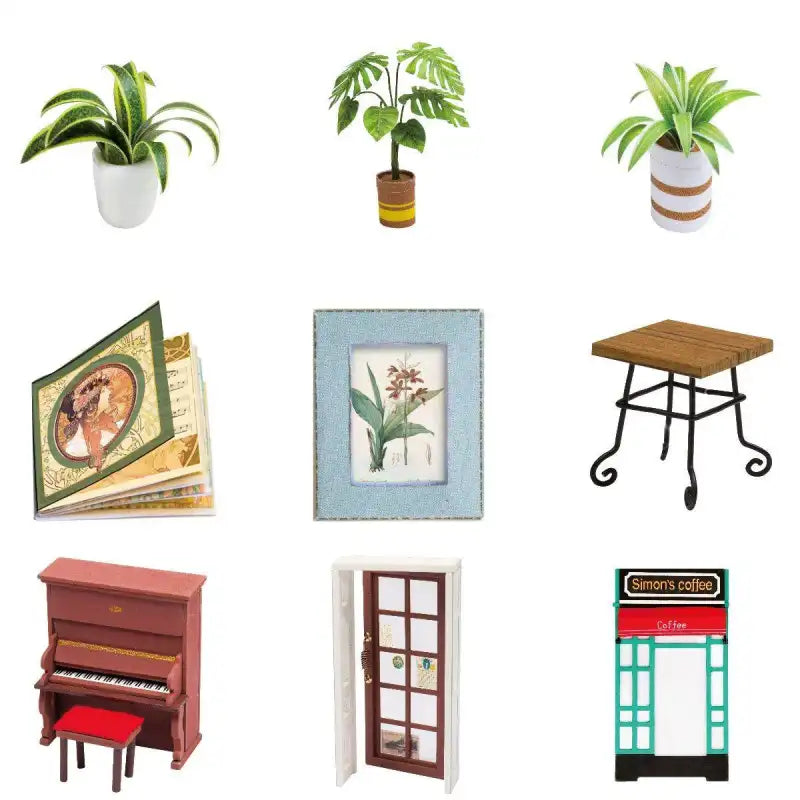 Simon's Coffee House Miniature House