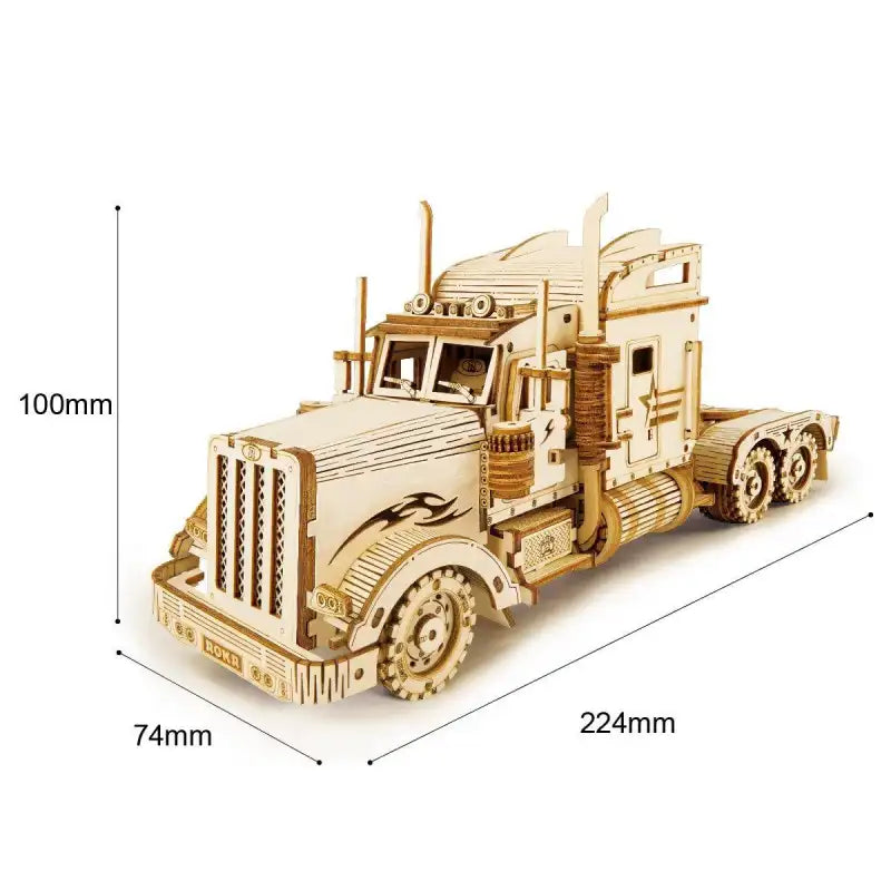 3D Wooden Puzzle Heavy Truck