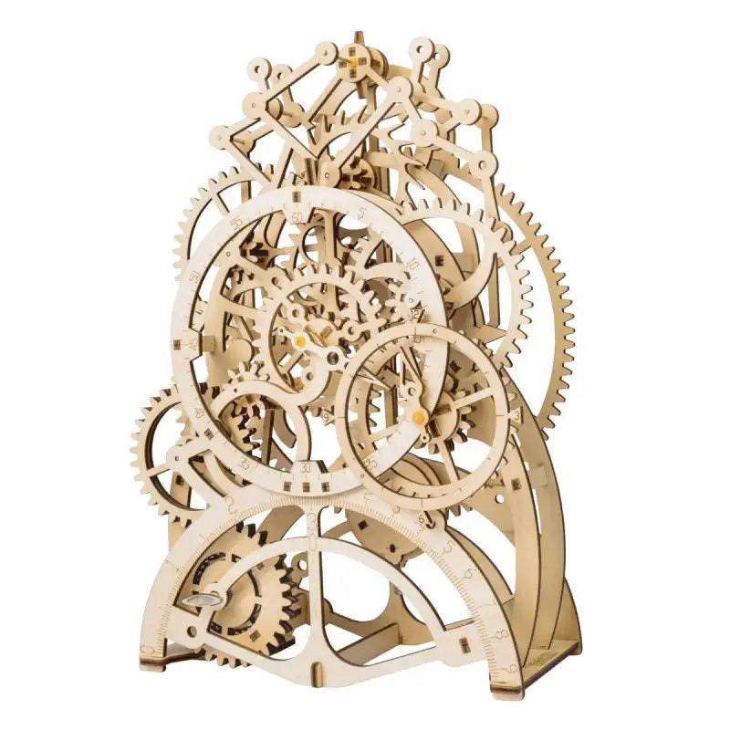 3D Wooden Mechanical Clock Puzzle "The Pendulum"