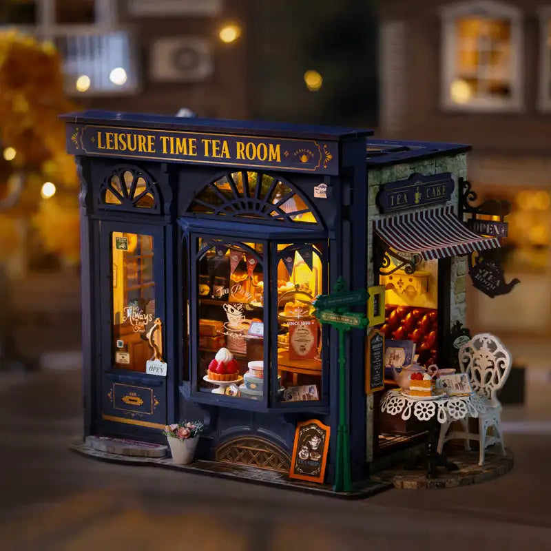 Miniature House Leisure Time Tea Room