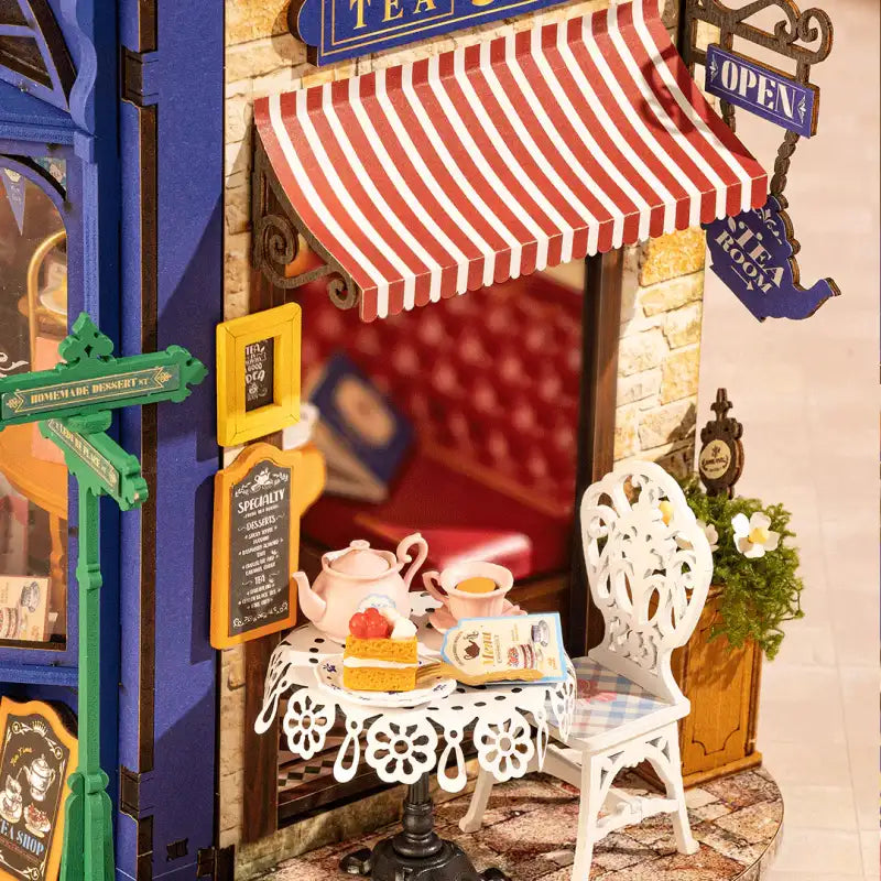 Miniature House Leisure Time Tea Room