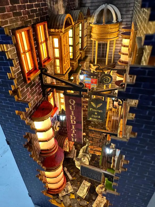 Book Nook Diagon Alley (3 Levels)