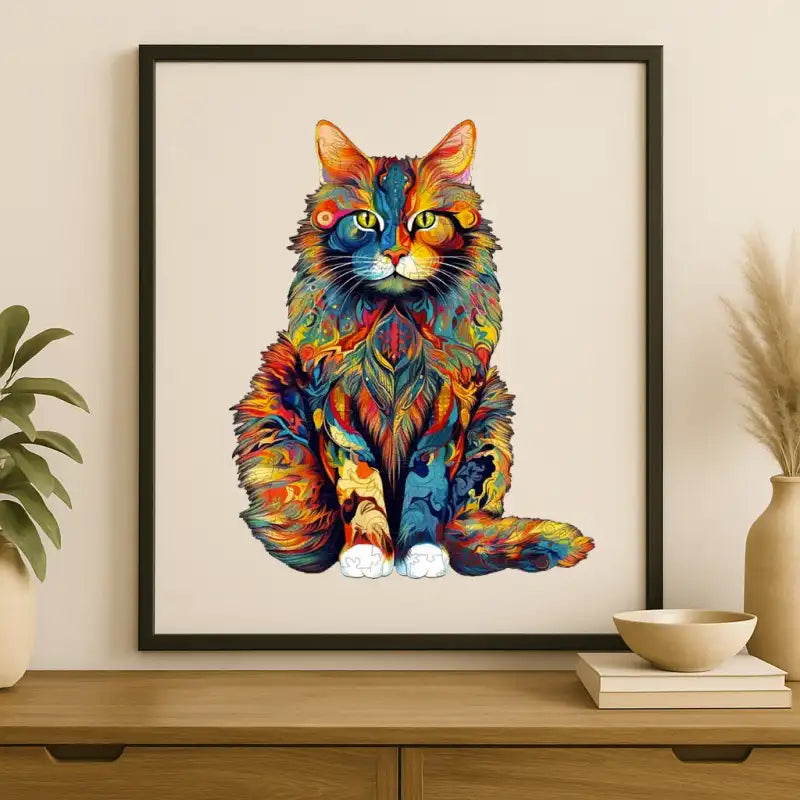 Jigsaw Puzzle Cat Maine Coon