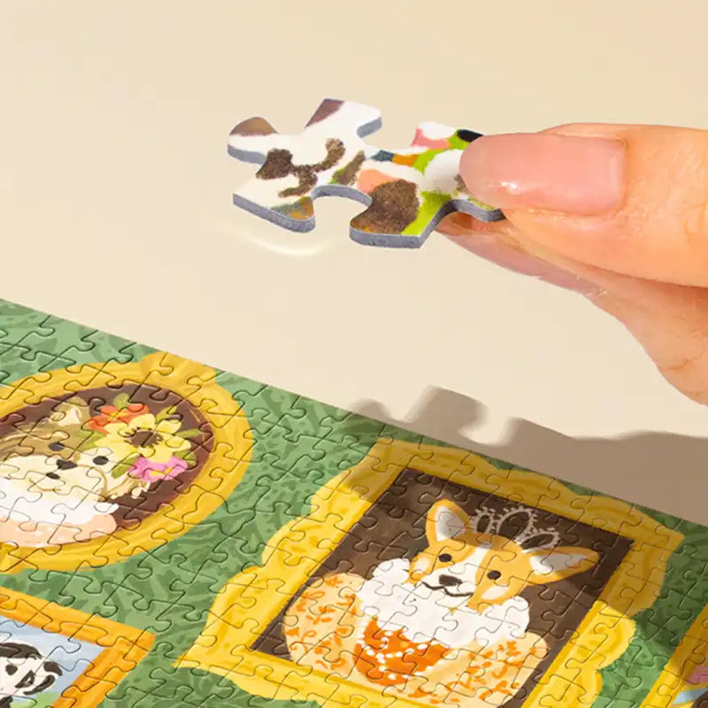 Jigsaw Puzzle Doggie Art Gallery