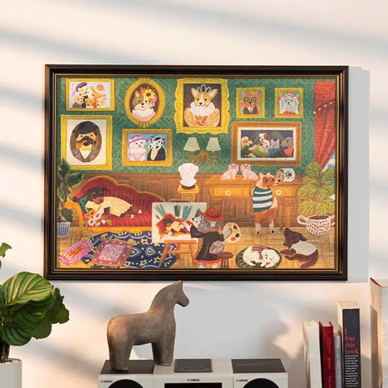 Jigsaw Puzzle Doggie Art Gallery
