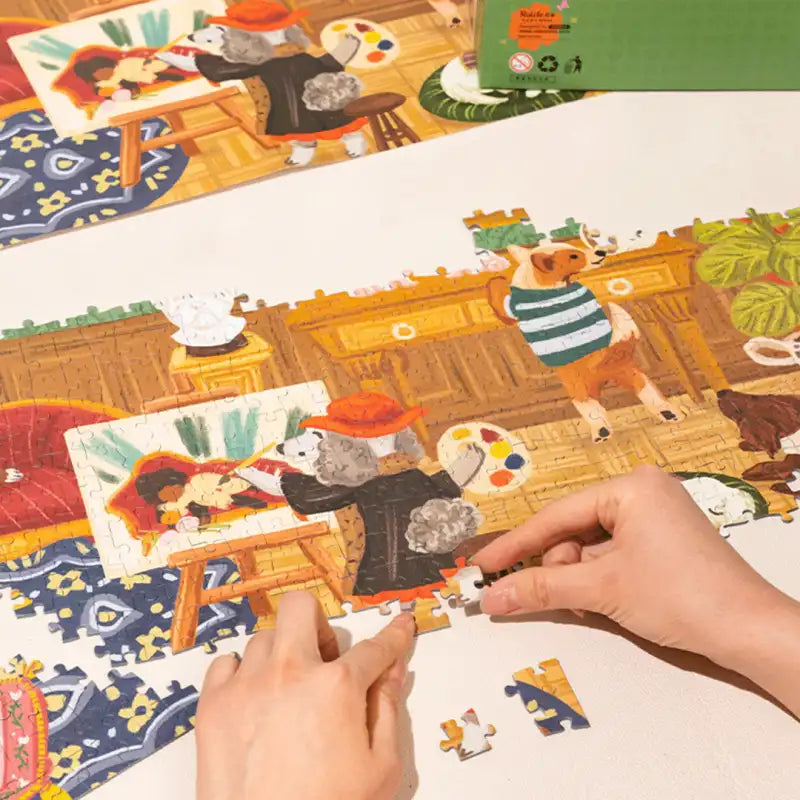 Jigsaw Puzzle Doggie Art Gallery