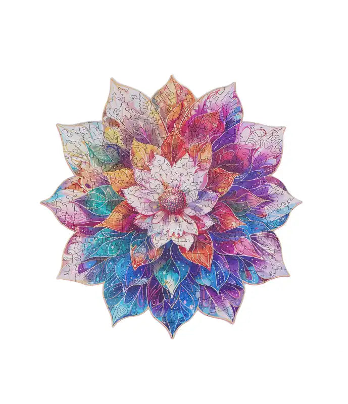 Jigsaw Puzzle Mystic Mandala Flower - image 3