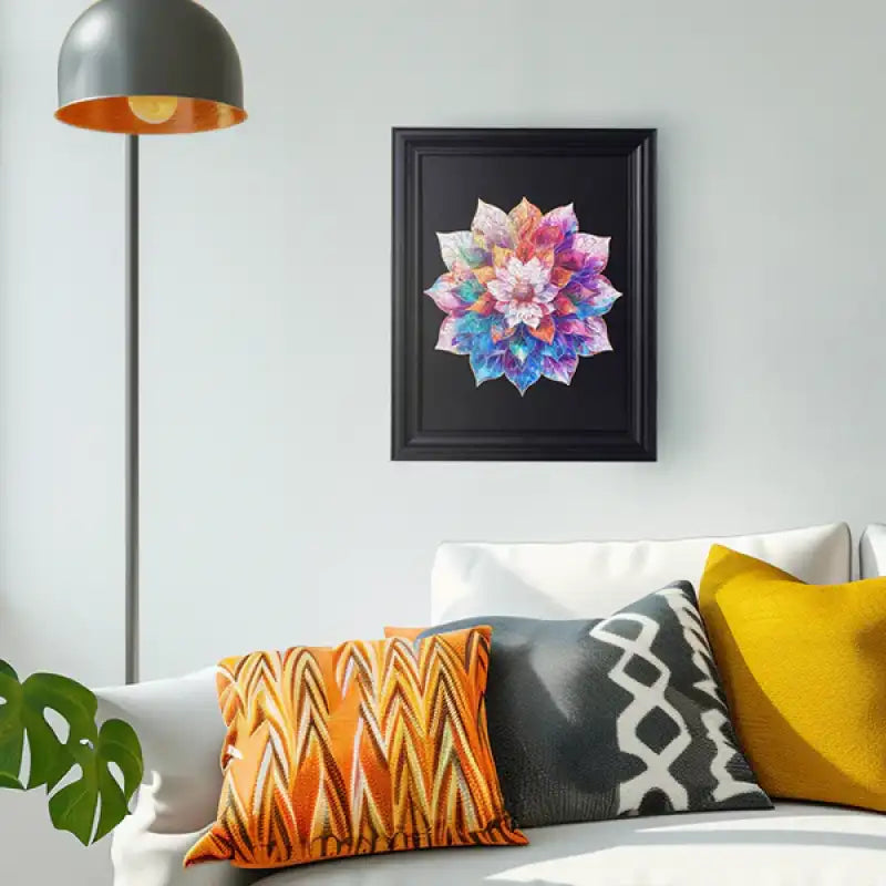 Jigsaw Puzzle Mystic Mandala Flower