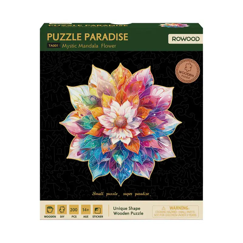 Jigsaw Puzzle Mystic Mandala Flower