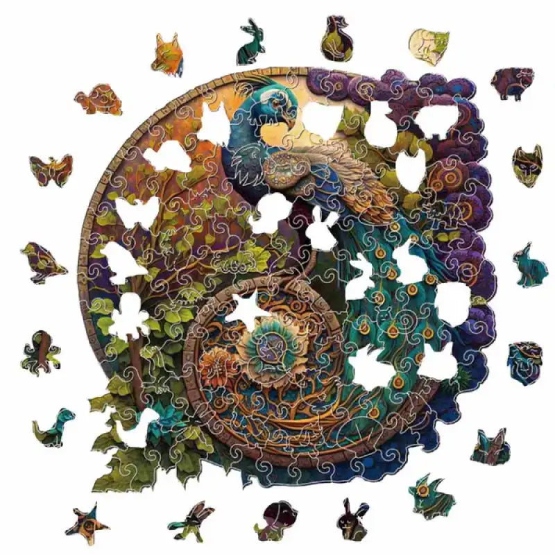 Majestic Peacock Jigsaw Puzzle