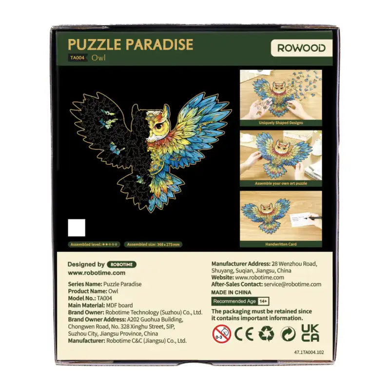 Jigsaw Puzzle The Owl's Vigil