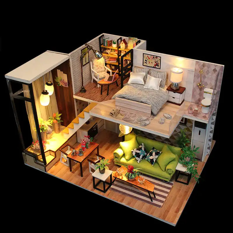 Miniature House Comfortable Modern Apartment