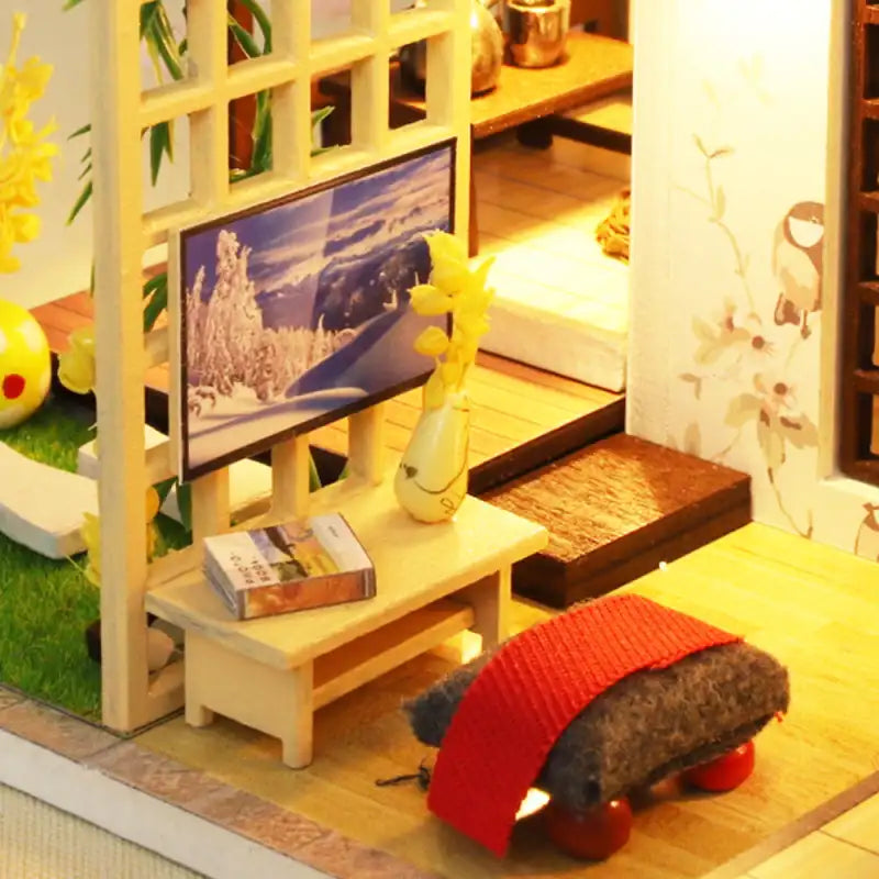 Miniature Bamboo Cottage