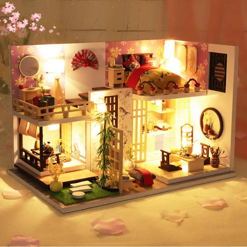 Miniature Bamboo Cottage