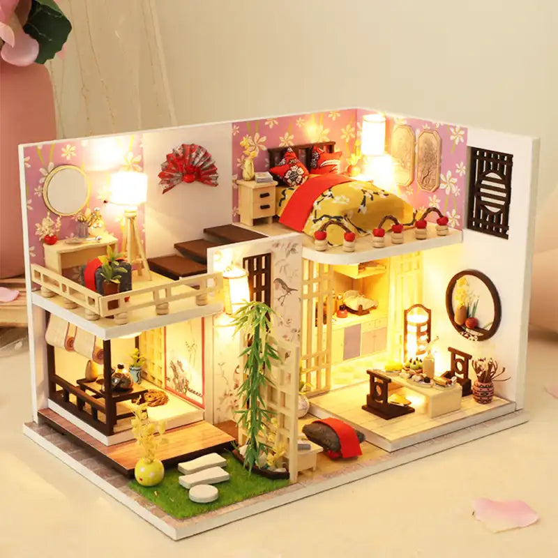 Miniature Bamboo Cottage