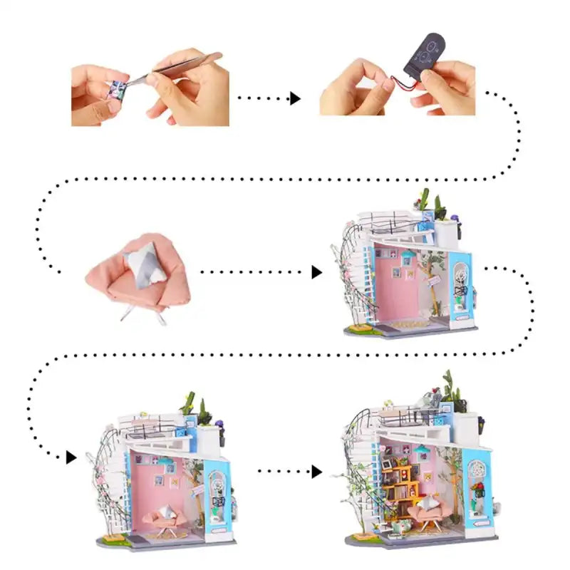 Dora's Loft Miniature House