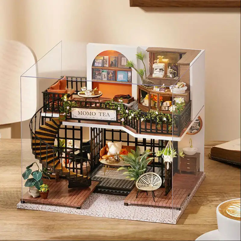 Miniature House Forest Teashop