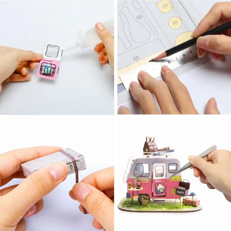 Miniature House Jane's Caravan