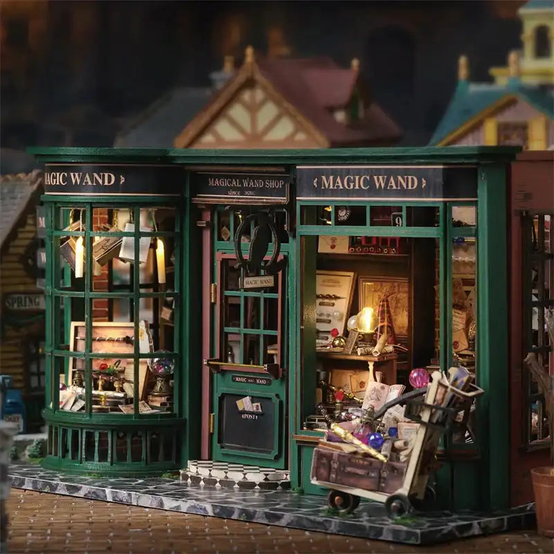 Miniature House Magic Wand Shop
