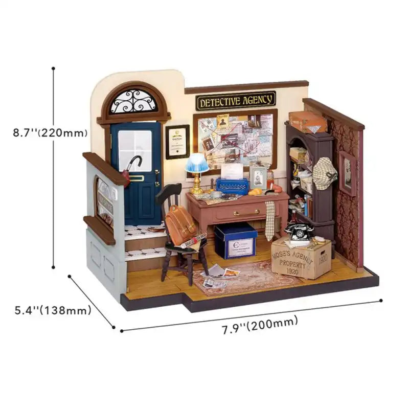 Mose's Detective Agency Miniature House