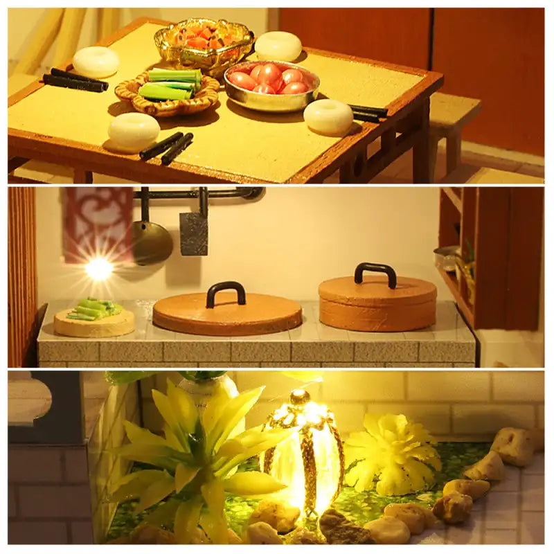 Miniature House Guqin Pavilion