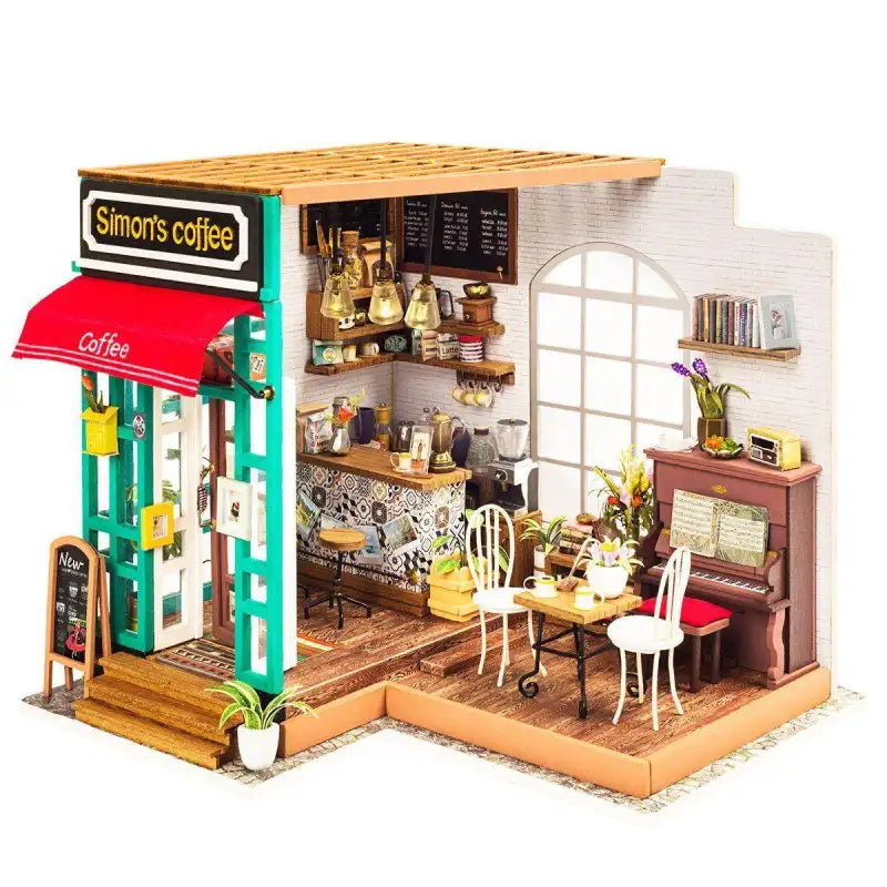 Simon's Coffee House Miniature House