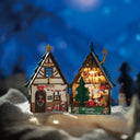 Miniature Twinkling Christmas House
