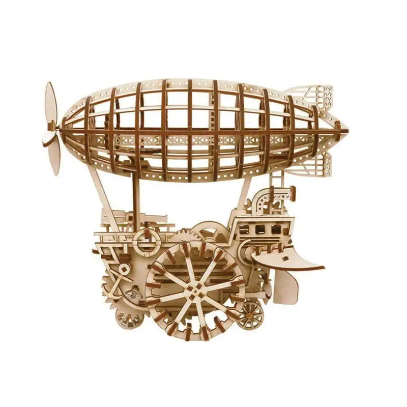 3D Wooden Airship Puzzle