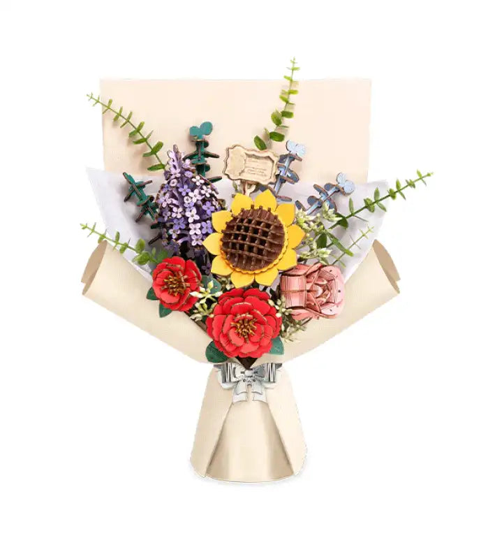 3D Wooden Puzzle Flower Bouquet - image 2