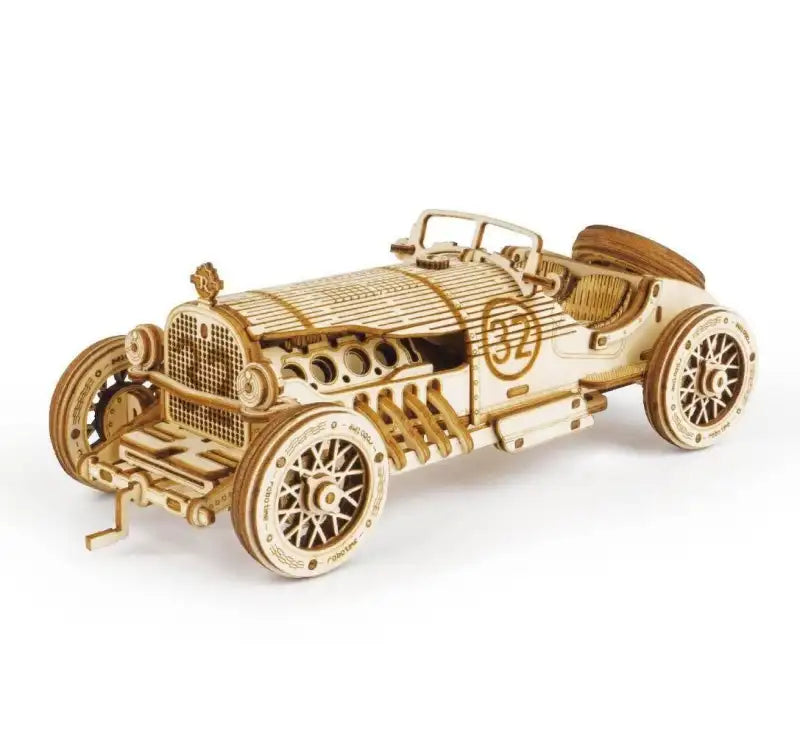 3D Wooden Grand Prix Car Puzzle
