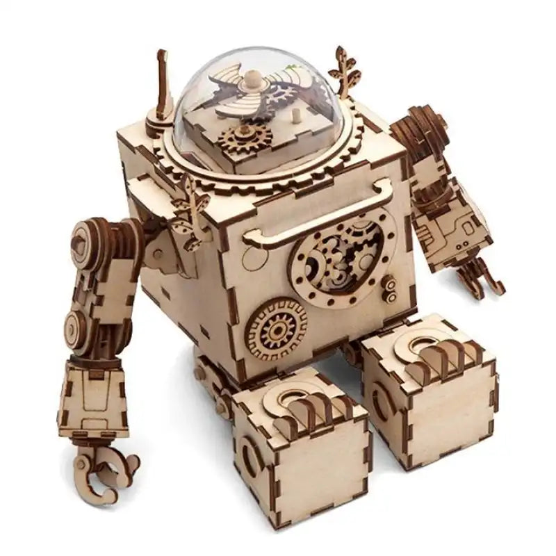 3D Wooden Puzzle Morpheus The Mechanical Robot
