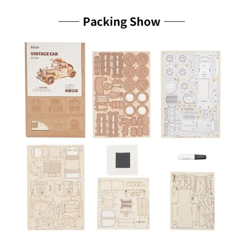 3D Vintage Car Puzzle